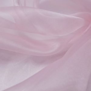 Organza Cristal / Rosa Bebê