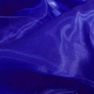 Organza Cristal / Azul Royal