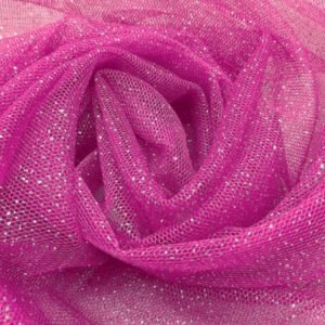 Tule Glitter / Rosa Chiclete