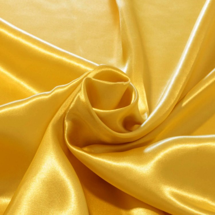 Cetim Liso / Amarelo Ouro