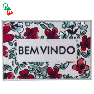 Capacho Decorativo / Bem-Vindo Floral