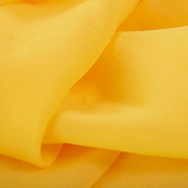 Musseline Toque de Seda / Amarelo Canário