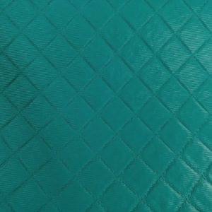 PVC Matelassado / Verde Tiffany