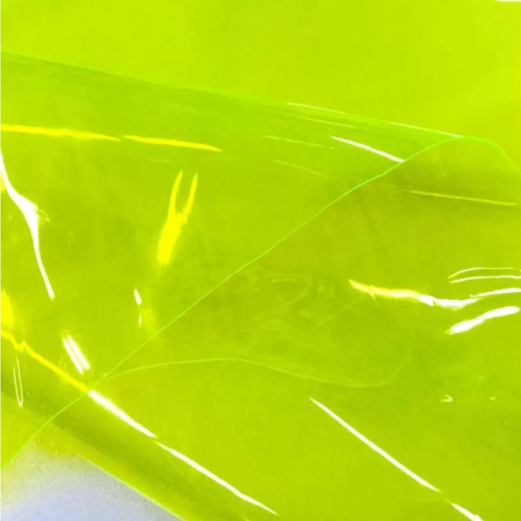 Plástico Translúcido Cristal Colorido 0.40 / Amarelo