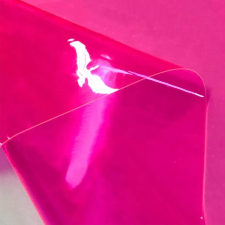 Plástico Translúcido Cristal Colorido 0.40 / Pink