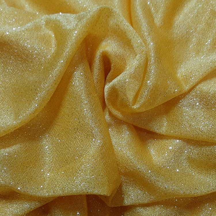 Tule Night Glitter / Amarelo